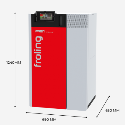 Chaudière à granulés PE1 Pellet 10kW - Fröling