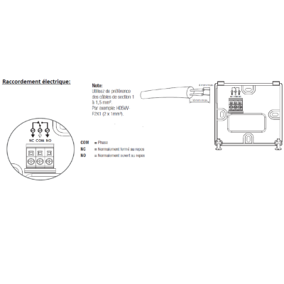 raccordement électrique