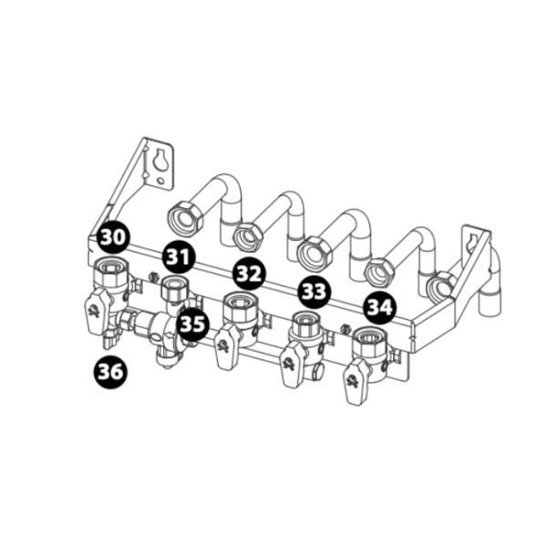 Barrette robinetterie - Ariston