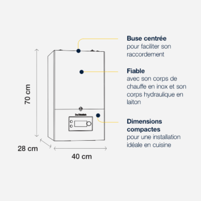 Chaudière MCR 2 30 MI - chauffage et eau chaude micro-accumulée