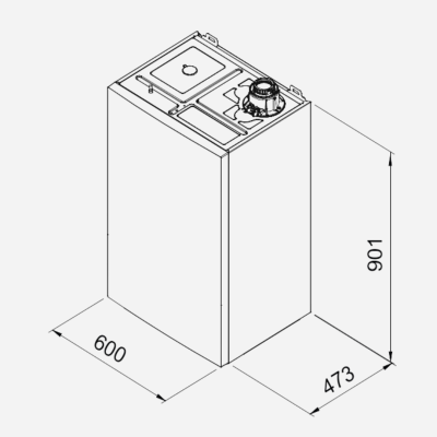 Chaudière MCR 2 35 BIC - chauffage et ballon d’eau chaude 45L