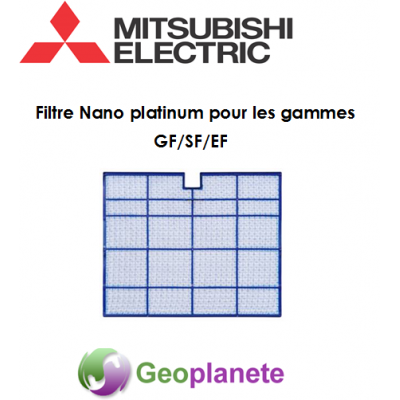 Filtre Nano Platinum pour unités intérieures  EF, SF et GF