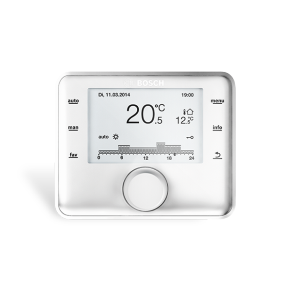 Thermostat d'ambiance programmable filaire multi-circuit CW400