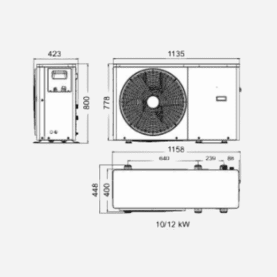 OptiPac MR32 - 10kW - Pompe à chaleur air-eau