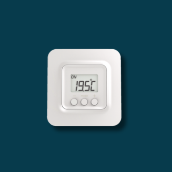Thermostat digital filaire 3V blanc
