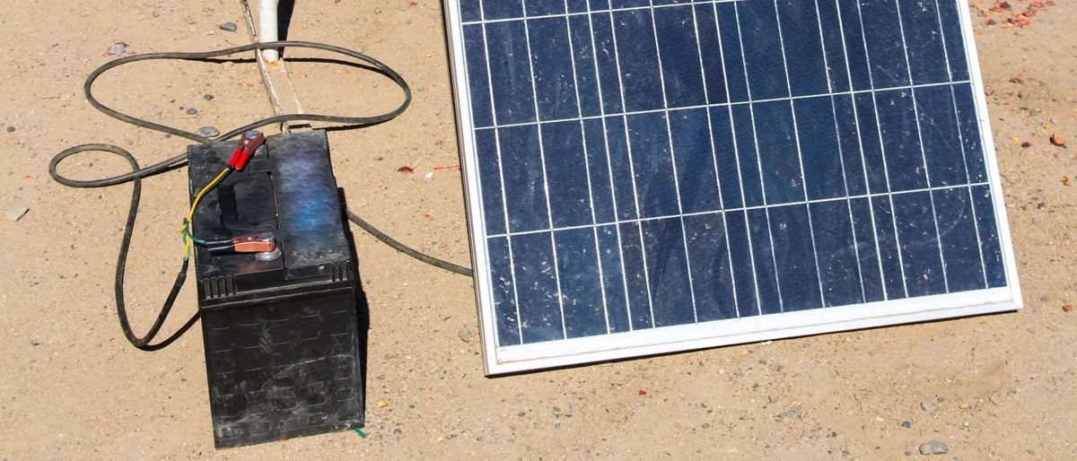 batterie solaire et panneau solaire