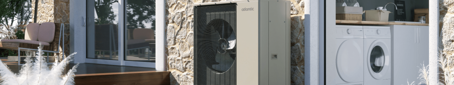 Pompe à chaleur air-eau Bi-bloc - Geoplanete