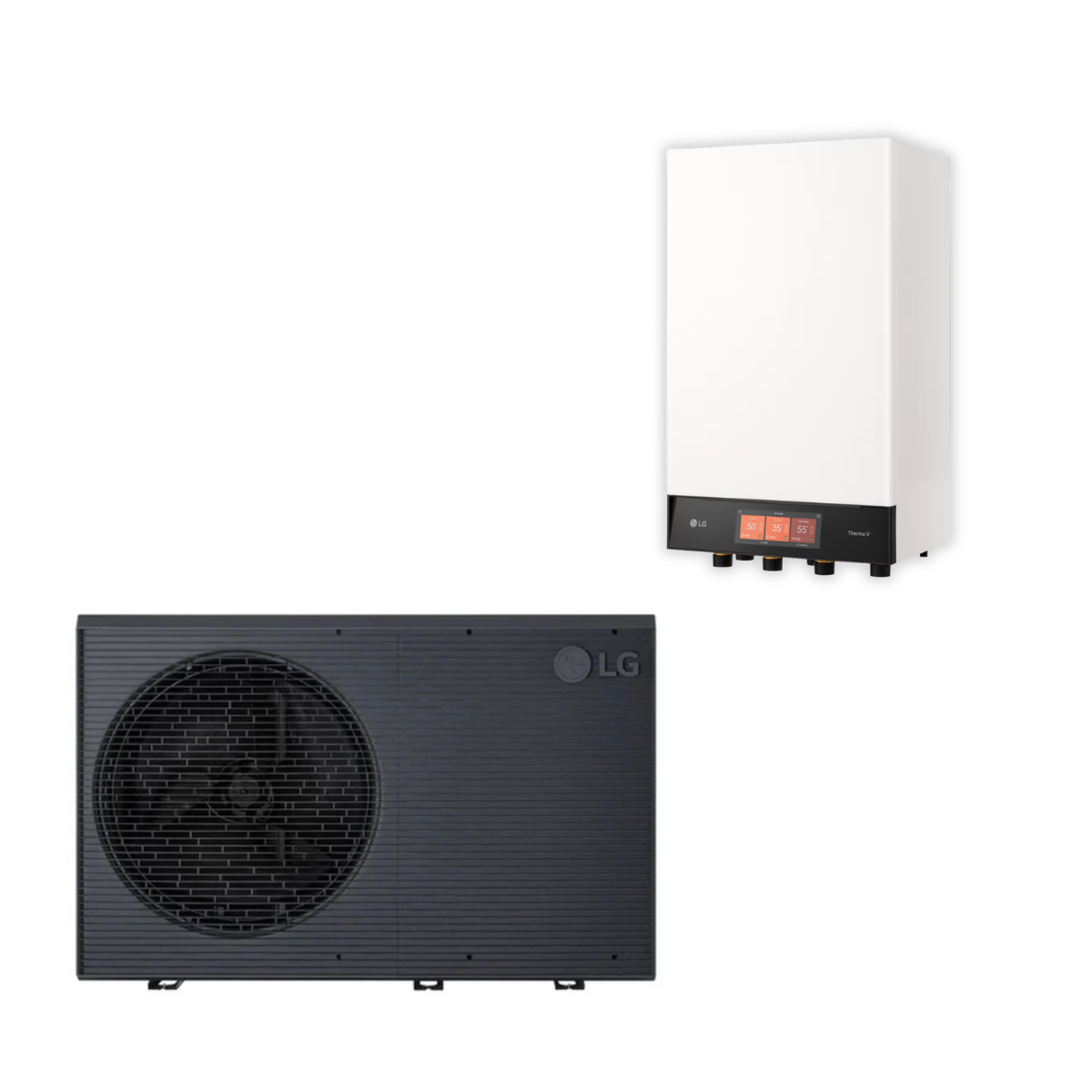 Pompe à chaleur air-eau LG Therma V 16 kW - Hydrosplit R290 - Chauffage seul - Triphasé