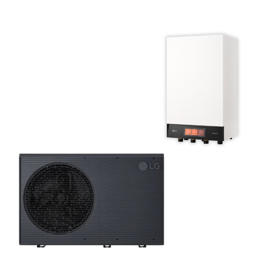 Pompe à chaleur air-eau LG Therma V 16 kW - Hydrosplit R290 - Chauffage seul - Monophasé