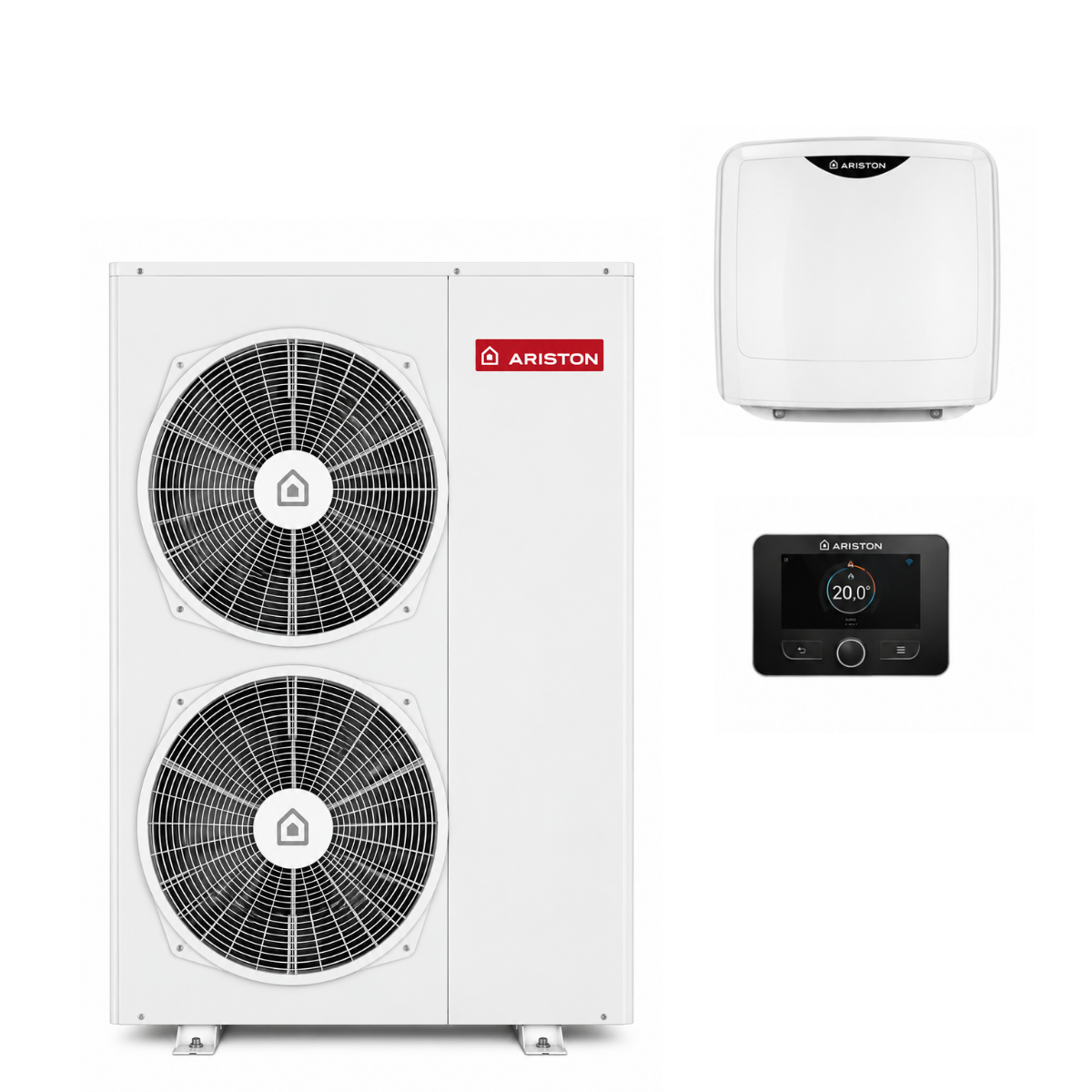Pompe à chaleur air-eau Ariston Nimbus Pocket 120 M-T Net R32 - 12 kW Triphasé