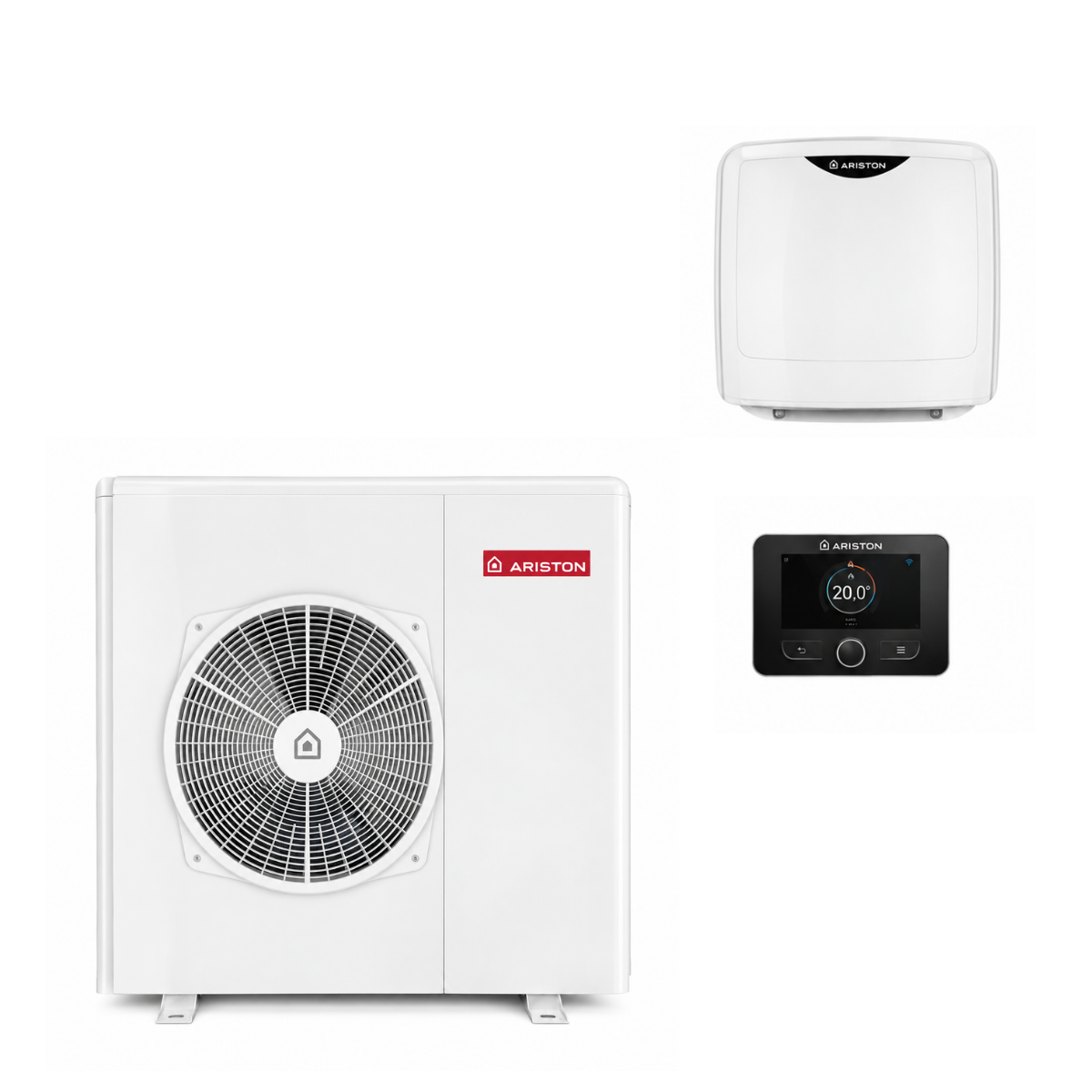 Pompe à chaleur air-eau Ariston Nimbus Pocket 80 M Net R32 - 8 kW Monophasé
