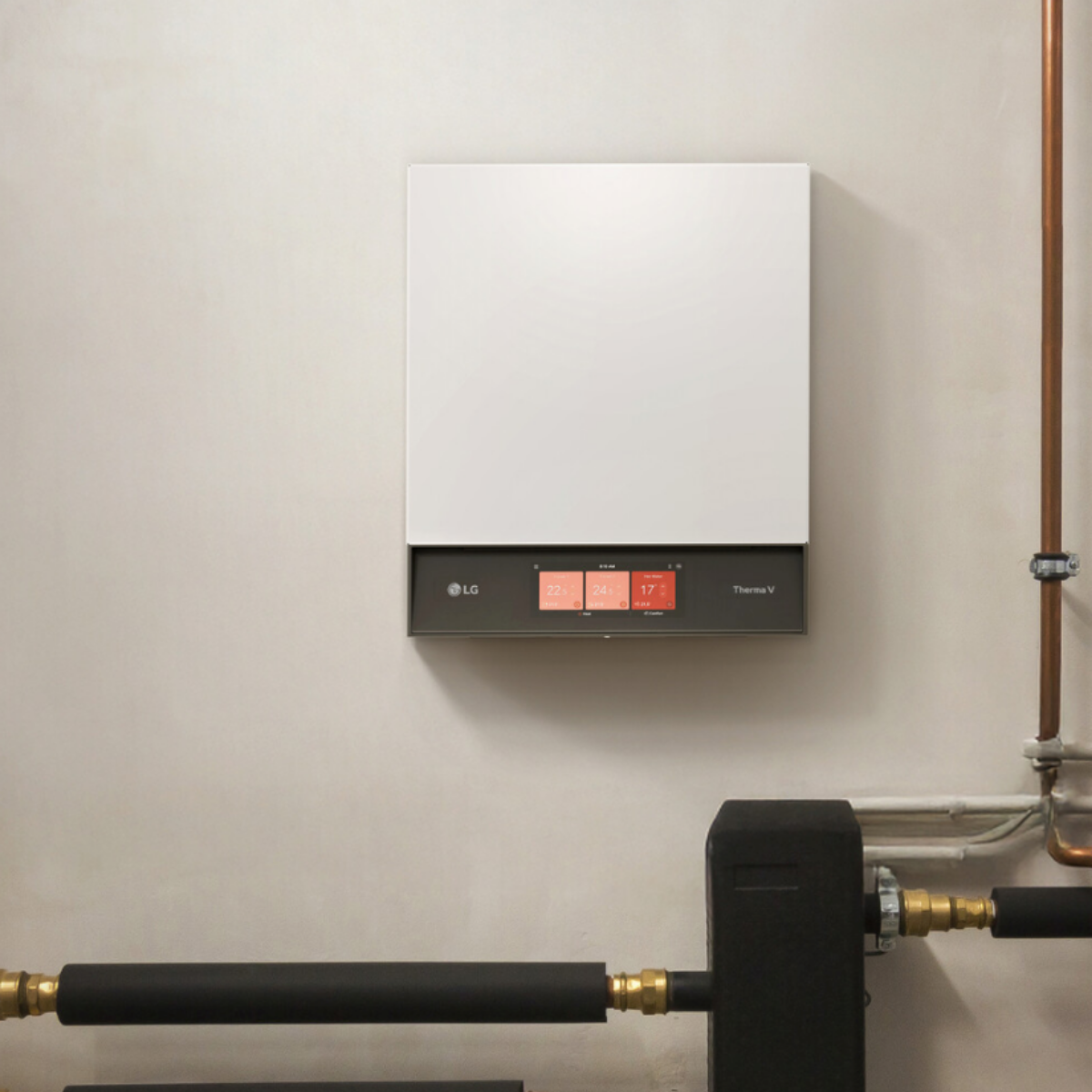 Pompe à chaleur air-eau LG Therma V 5 kW - Monobloc R290 - Monophasé