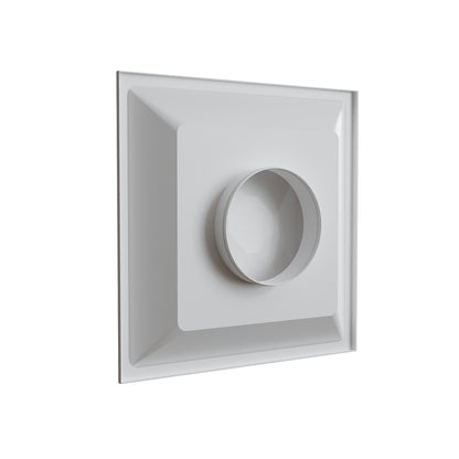 Diffuseur faux-plafond blanc mat Ø 250