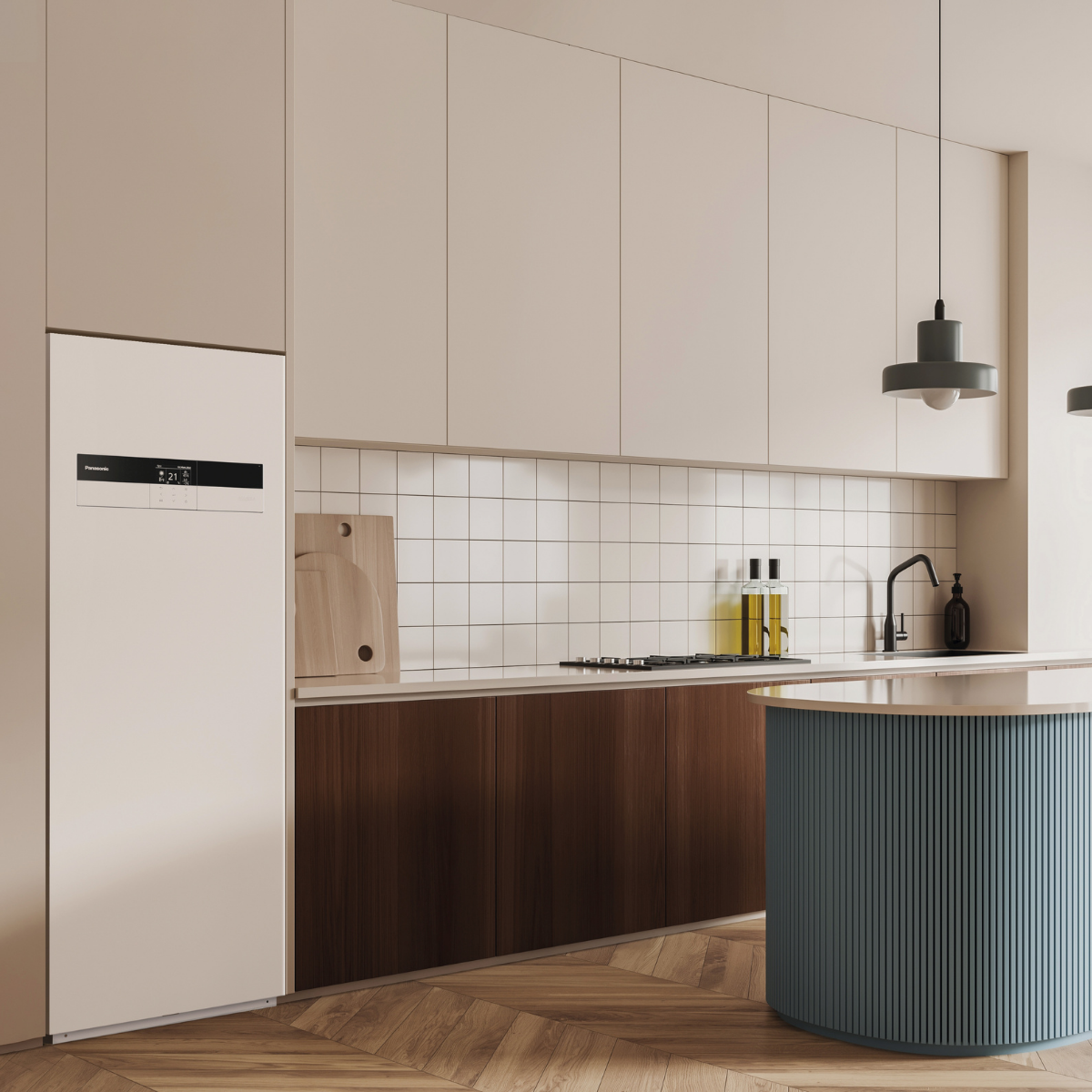 Pompe à chaleur air-eau Panasonic Aquarea T-CAP R290 All in One 185 L - 12 kW Monophasé appoint 3 kW série M
