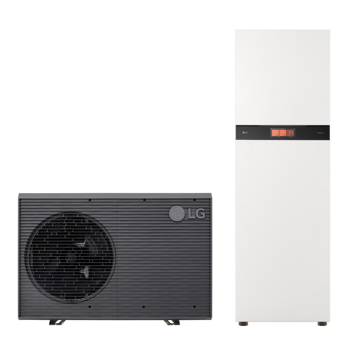 Pompe à chaleur air-eau LG Therma V 14 kW - Hydrosplit Duo ECS R290 - 1 circuit - Monophasé