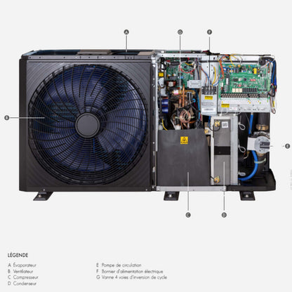 ALEZIO M R32 - 10kW Monophasé - Pompe à chaleur