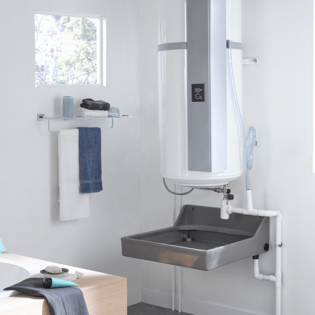 Bac récupération d'eau pour chauffe - eau et PECS vertical mural ou sur socle - 009234