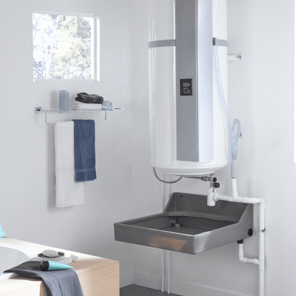 Bac récupération d'eau pour chauffe - eau et PECS vertical mural ou sur socle - 009234