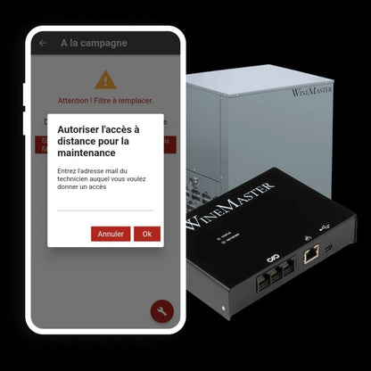 Boitier IOT WINEMASTERCONNECT pour machines prééquipées 