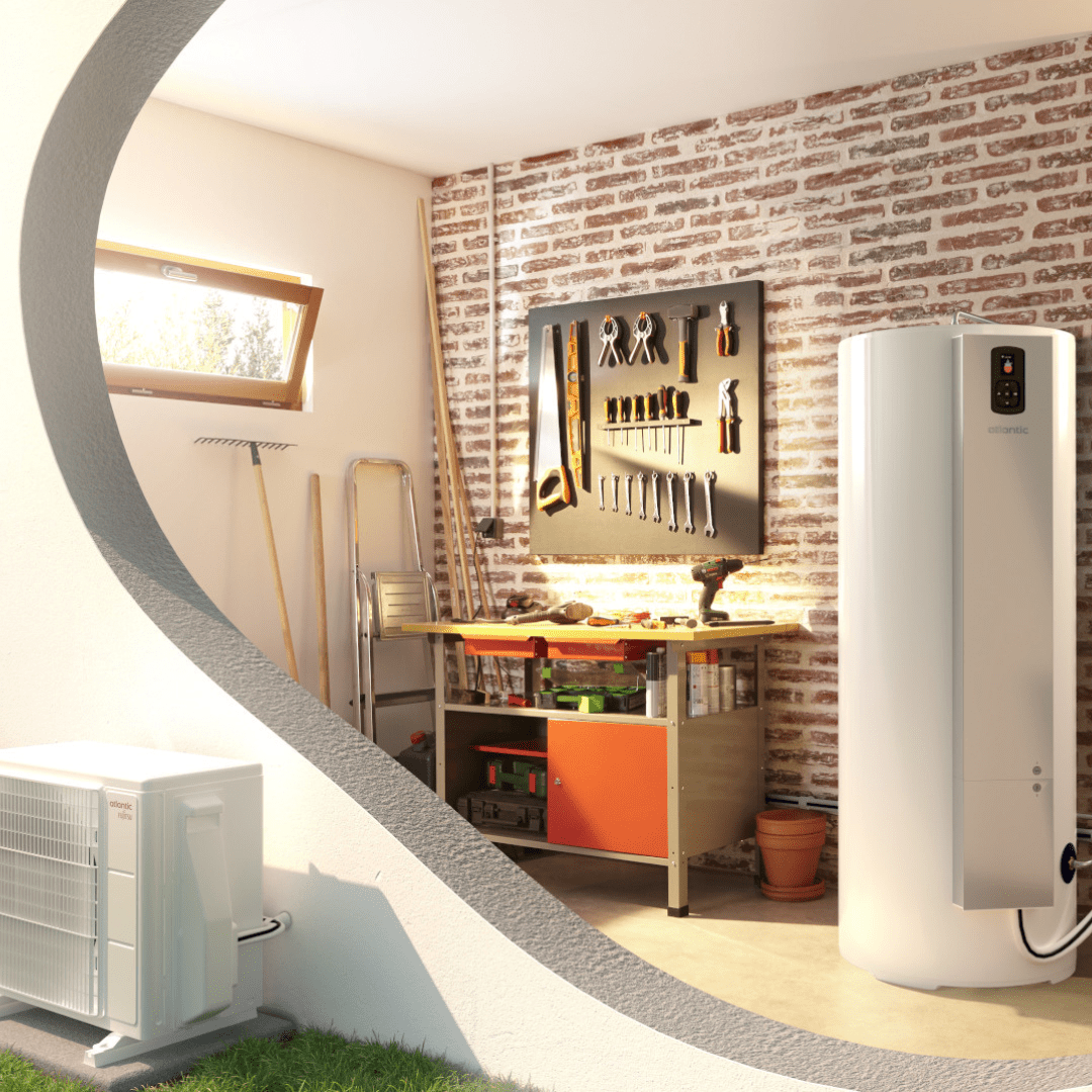 Calypso Split Connecté 200L – Chauffe - eau thermodynamique - 232523 + 232521