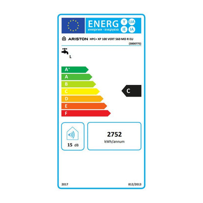 Chauffe-eau électrique HPC+ XPERT Vertical mural 100 litres Ø560 mm