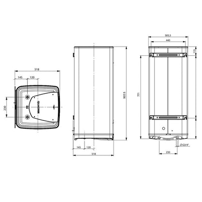 Chauffe-eau électrique Quadris 100 Litres