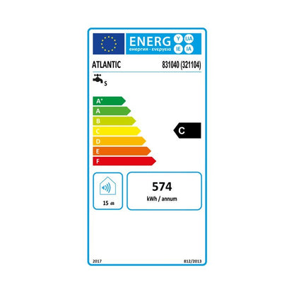 Chauffe eau Petite capacité 30 Litres étroit sur évier