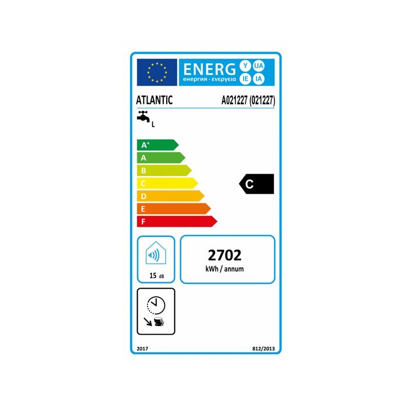 Chaufféo Vertical mural compact 200 L 1245x585x570 mm