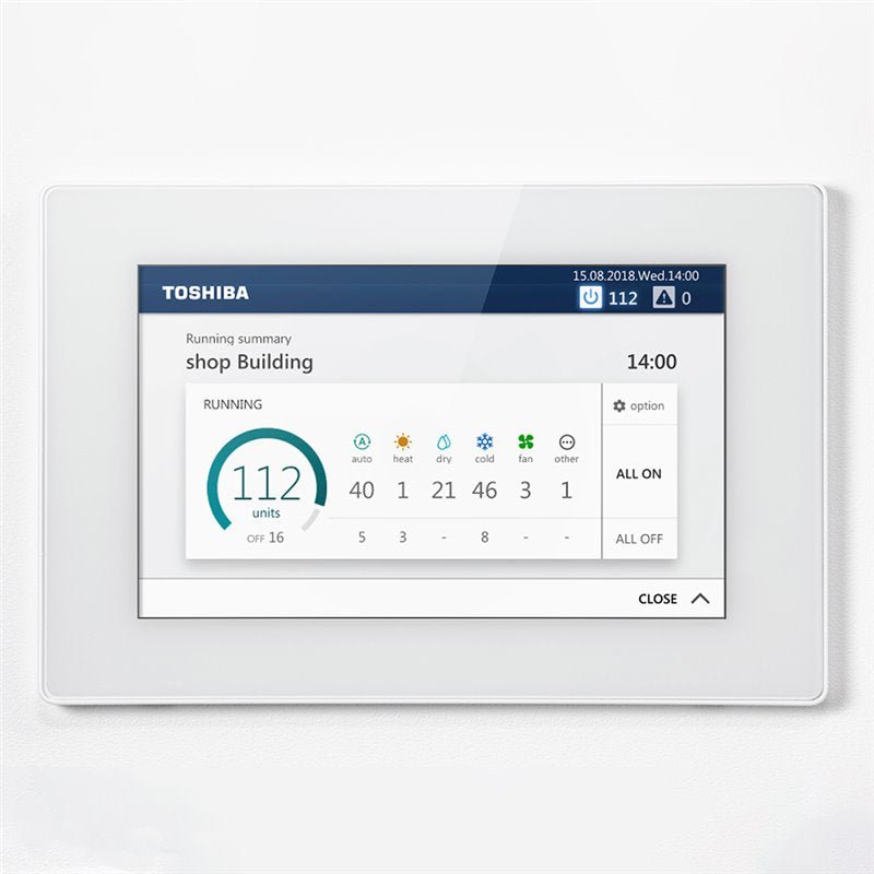 Commande centralisée BMS-CT2560U-E Touch Screen 256 pour gestion jusque 256 unités max