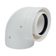 Coude adaptateur ventouse 60/100 à 80/125 - 90° - 074248
