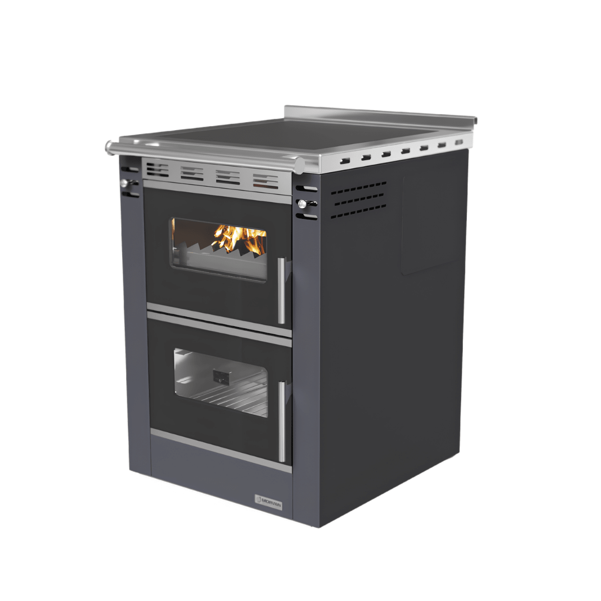 Cuisinière à bois Morvan Cook'R 60 7,5 kW Anthracite - 526346
