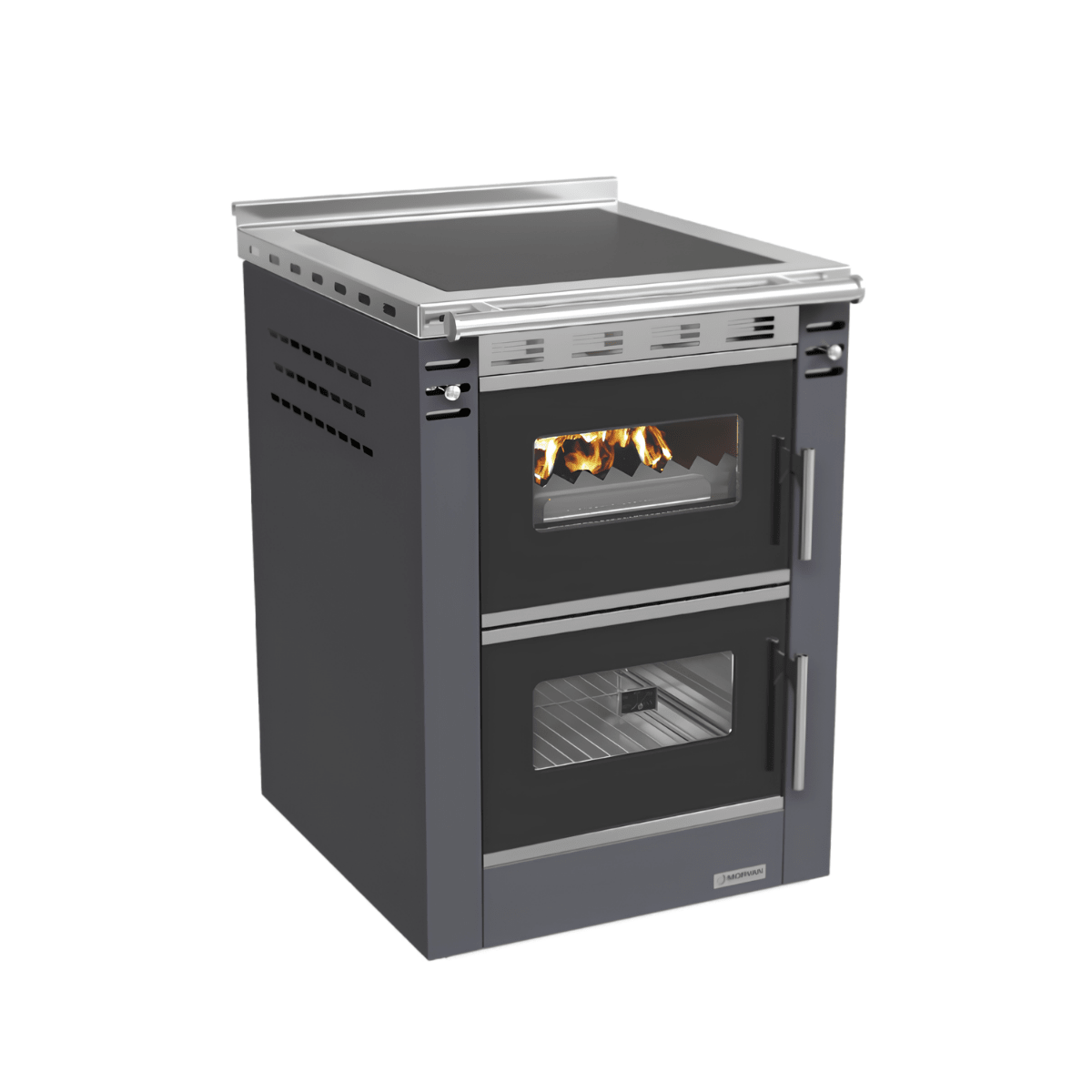 Cuisinière à bois Morvan Cook'R 60 7,5 kW Anthracite - 526346