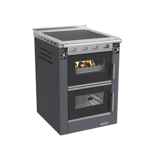 Cuisinière à bois Morvan Cook'R 60 7,5 kW Anthracite - 526346