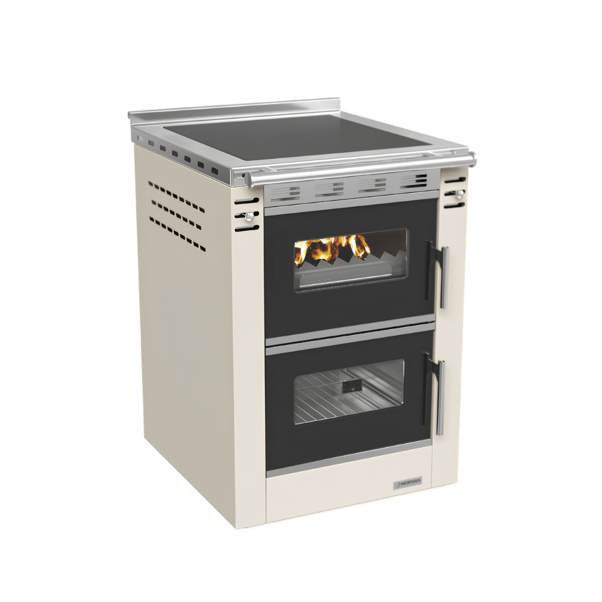 Cuisinière à bois Morvan Cook'R 60 7,5 kW Ivoire - 526345