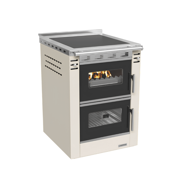Cuisinière à bois Morvan Cook'R 60 7,5 kW Ivoire - 526345
