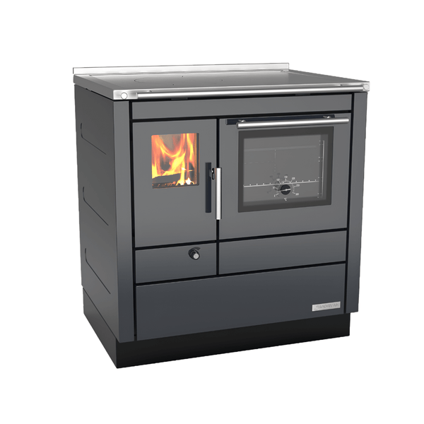 Cuisinière à bois Morvan Cook'R 80 5,2 kW Anthracite - 526341