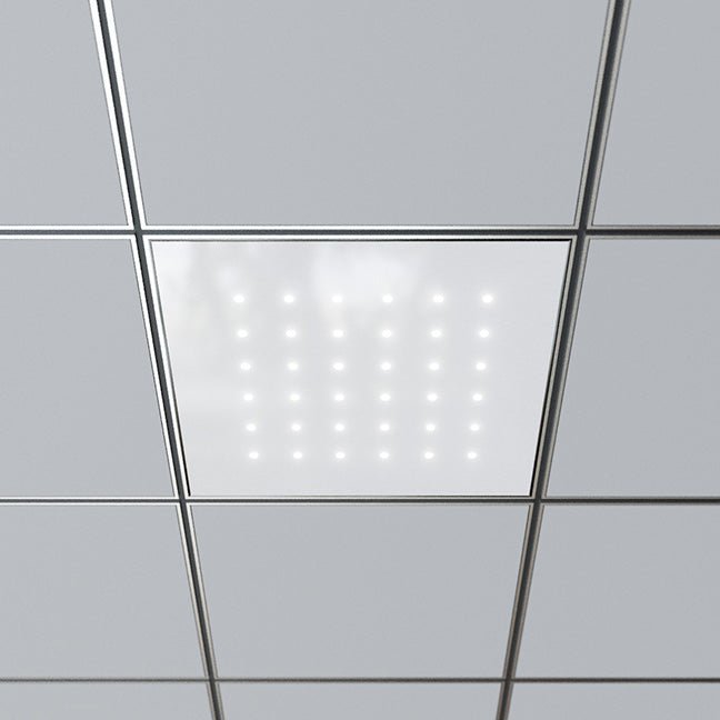 Dalle lumineuse à LED CASSIOPEE Blanche