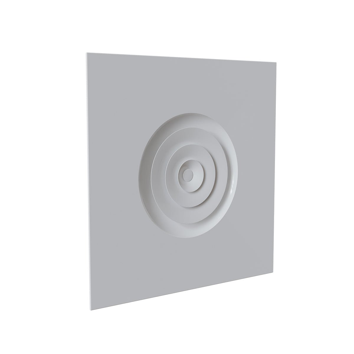 Diffuseur faux-plafond blanc mat Ø 160