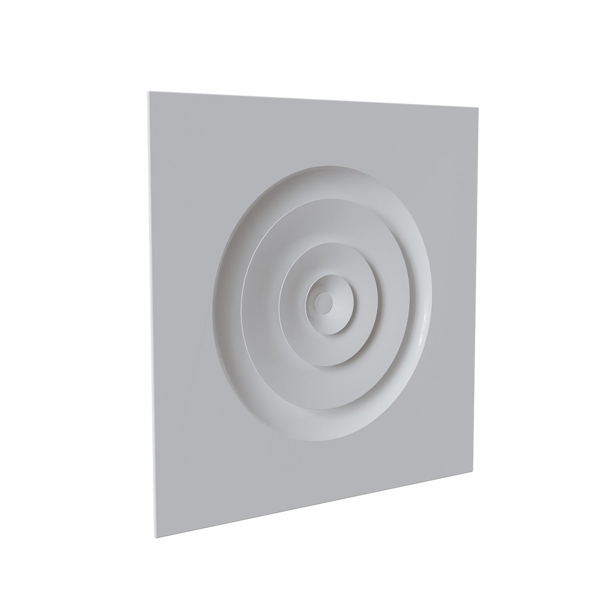 Diffuseur faux-plafond blanc mat Ø 200