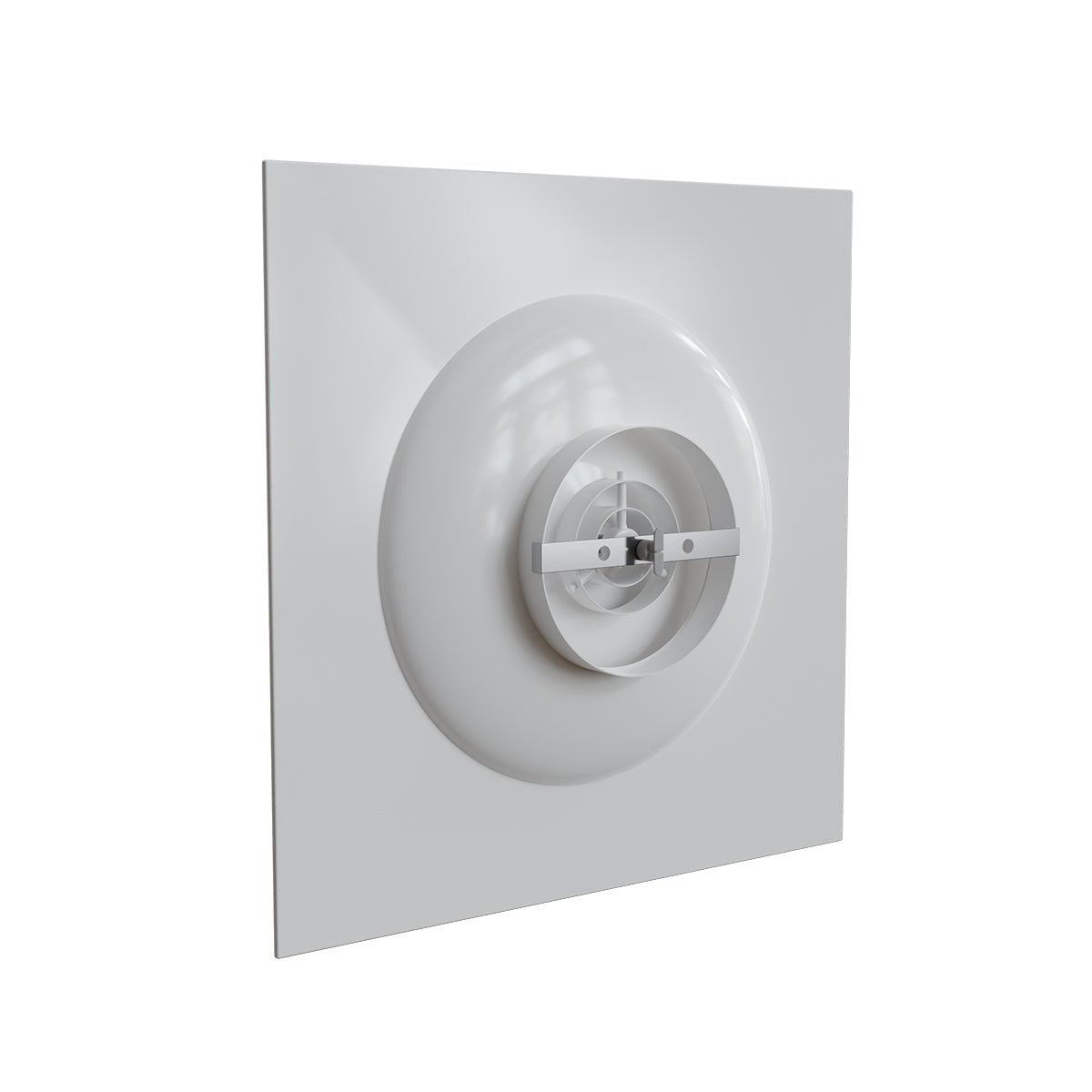 Diffuseur faux-plafond blanc mat Ø 200