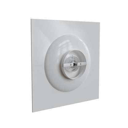 Diffuseur faux-plafond blanc mat Ø 200
