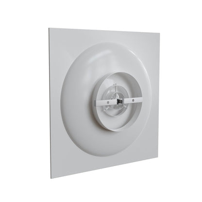 Diffuseur faux-plafond blanc mat Ø 250