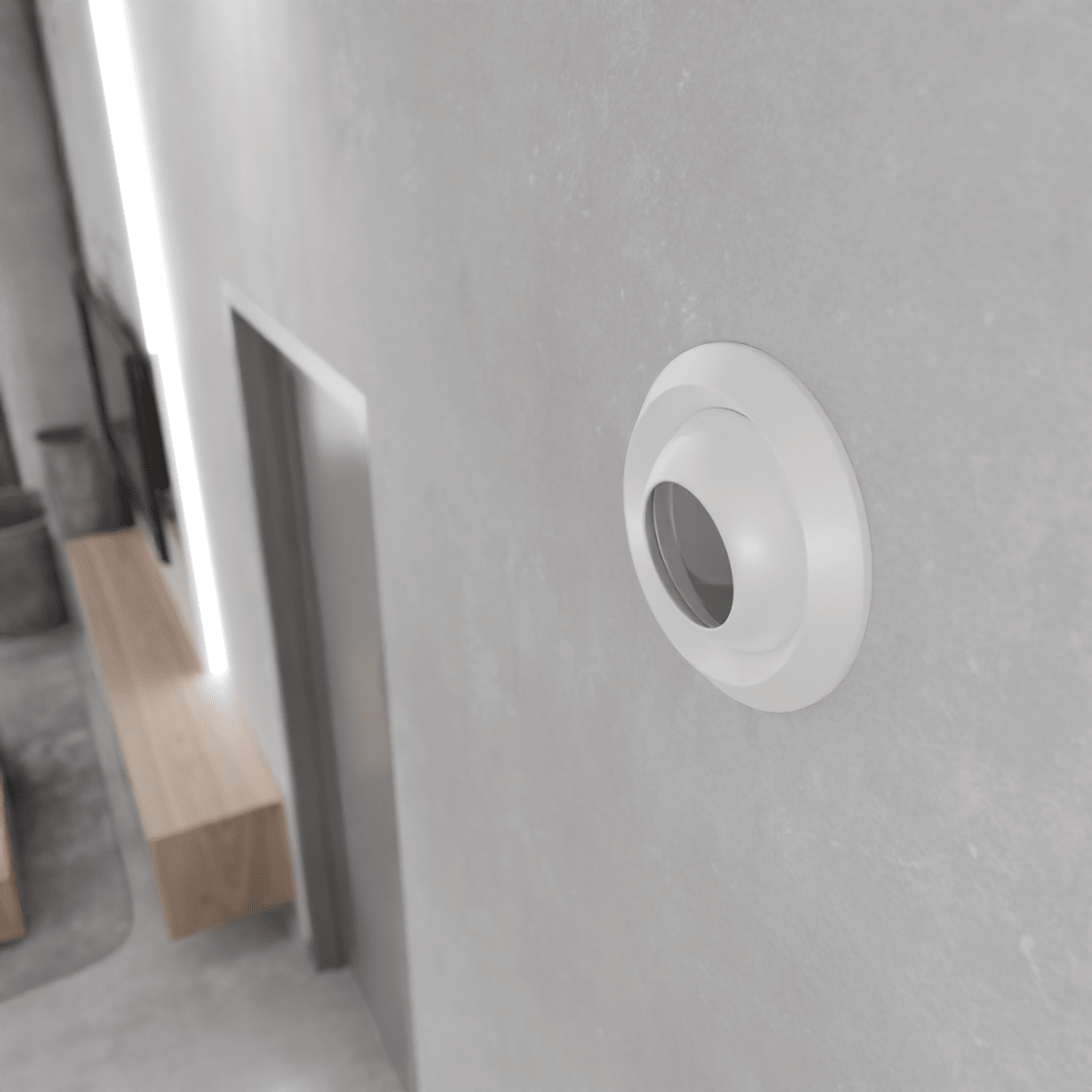 Diffuseur longue portée blanc Ø 250 mm