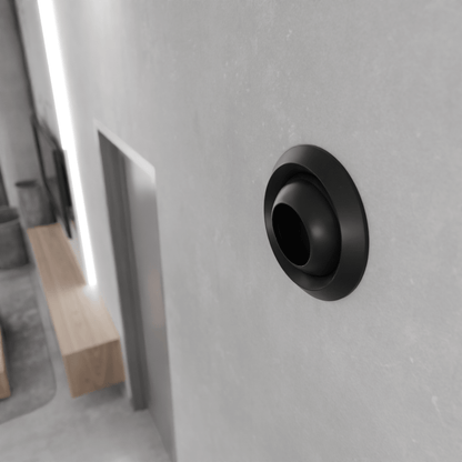 Diffuseur longue portée noir Ø 250 mm