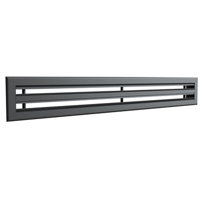 Diffuseur 2 fentes anthracite 1000x100