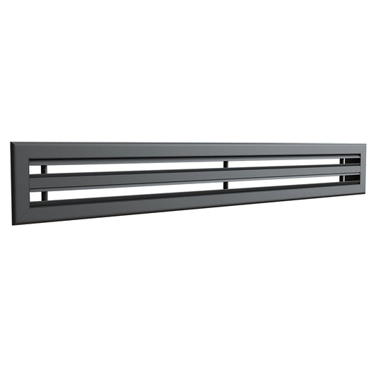 Diffuseur 2 fentes anthracite 1000x100