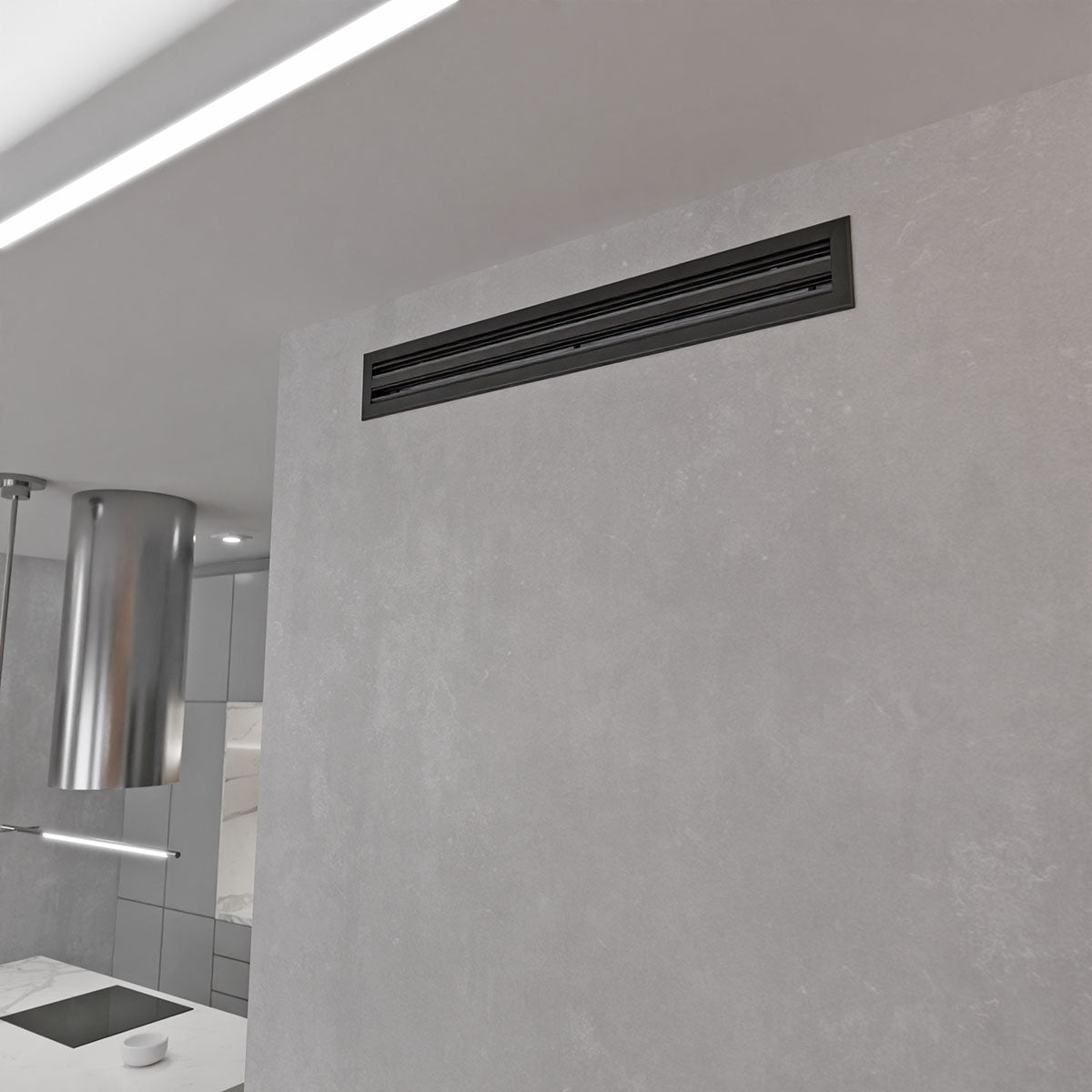 Diffuseur 2 fentes anthracite 1000x100