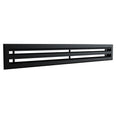 Diffuseur 2 fentes noir de 1000x100 mm