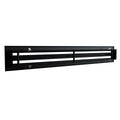 Diffuseur 2 fentes noir de 1000x100 mm