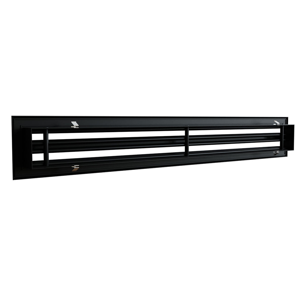 Diffuseur 2 fentes noir de 1000x100 mm